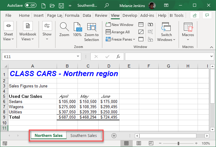 View Two Sheets From The Same Workbook In Excel Google Sheets 