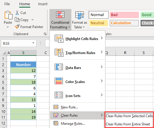 How To Clear Formatting In Excel And Colors Rhinostashok