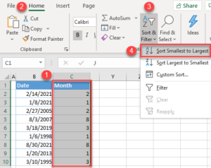 How to Sort by Month in Excel & Google Sheets - Automate Excel