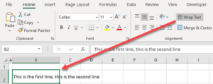 How to Go Down to the Next Line in Excel & Google Sheets - Automate Excel