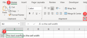 How to Hide Overflow Text in a Cell in Excel & Google Sheets - Automate ...