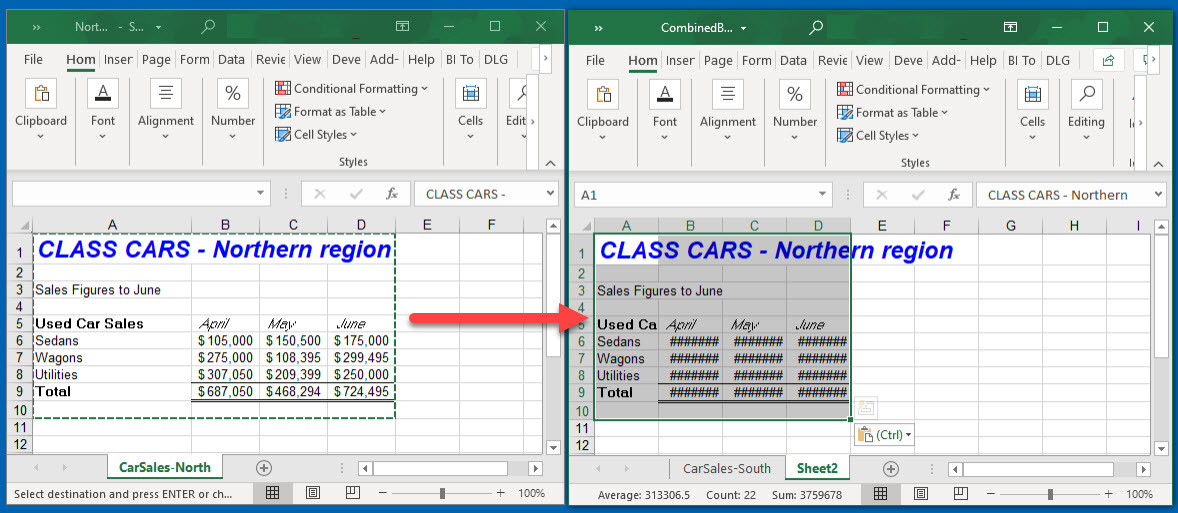 VBA Copy Destination Copy Range To Another Sheet Automate Excel