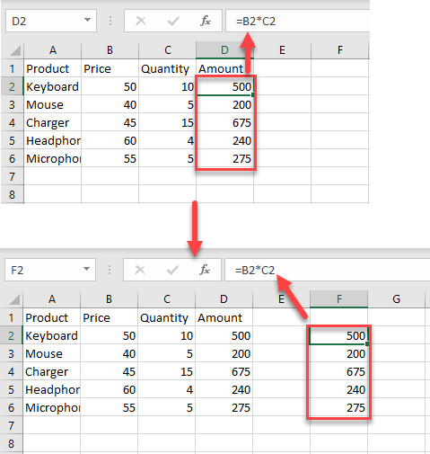 How To Copy And Paste Exact Formula In Excel Google Sheets Automate 