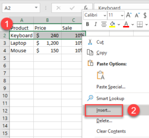 How To Shift Columns Down In Excel - Howell Themixer