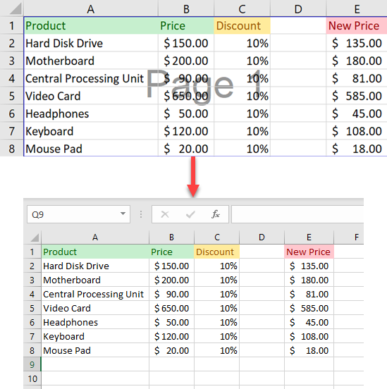 Remove Page Number In Preview Mode In Excel Automate Excel