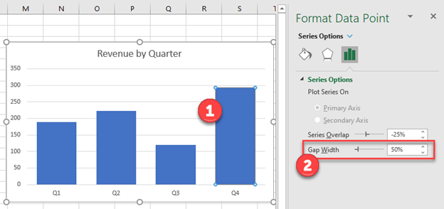 Change Bar Chart Width Excel Automate Excel