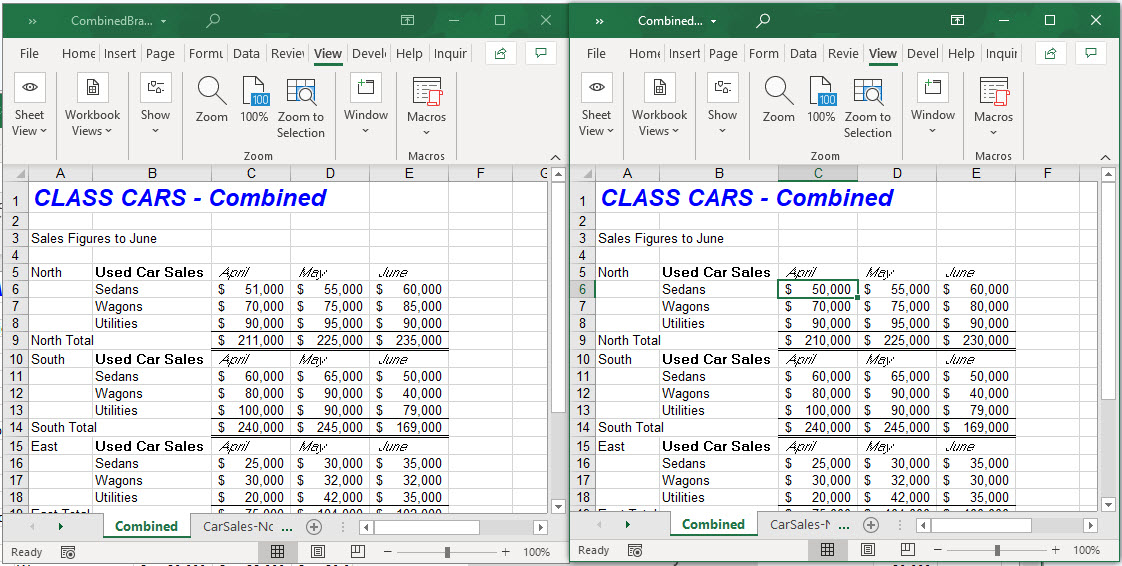 Compare Two Excel Files Side By Side Highlight Differences Riset