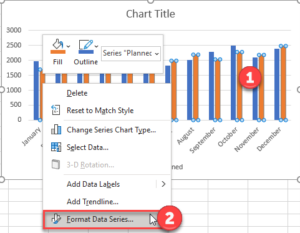 How to Overlay Two Graphs in Excel - Automate Excel