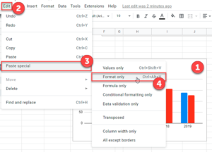 Copy Chart Format - Excel & Google Sheets - Automate Excel