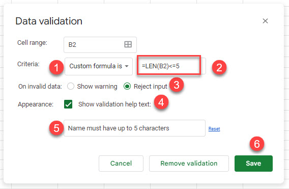 How To Set A Character Limit In Excel Google Sheets Automate Excel