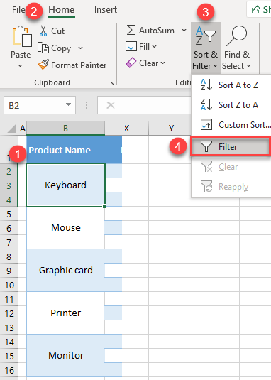 How To Filter Merged Cells In Excel Automate Excel