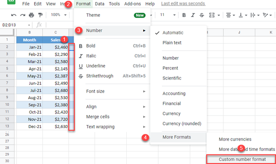 How To Add A Plus Sign For Positive In Excel Google Sheets Automate 