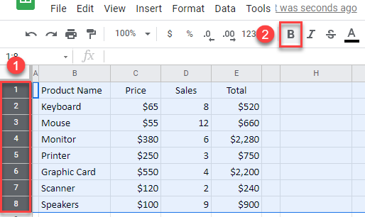 How To Bold Lines In Excel Google Sheets Automate Excel