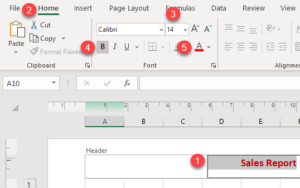 How to Format Header and Footer in Excel - Automate Excel