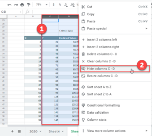 Calculate & Plot Residuals - Excel & Google Sheets - Automate Excel