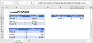 Nested VLOOKUP - Excel & Google Sheets - Automate Excel