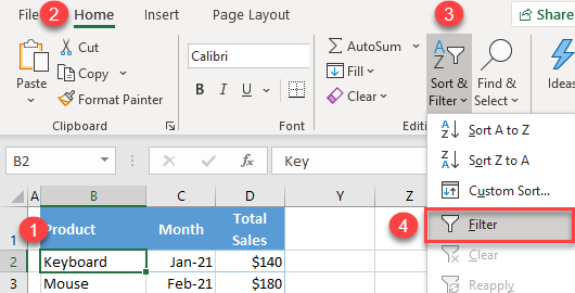 Copy Filtered Data Visible Cells In Excel Google Sheets Automate Excel