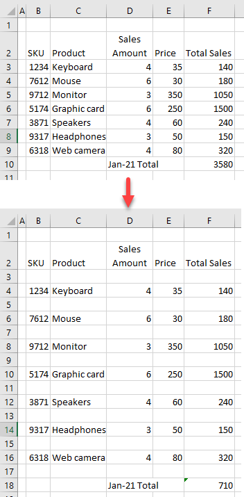 How To Insert Blank Every Other Row In Excel Google Sheets Automate 