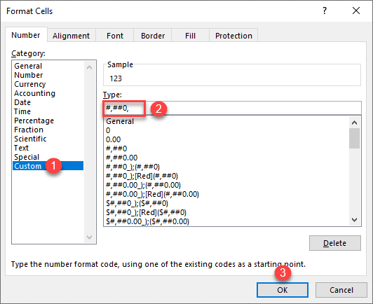 Number Format Thousands 000s In Excel Google Sheets Automate Excel