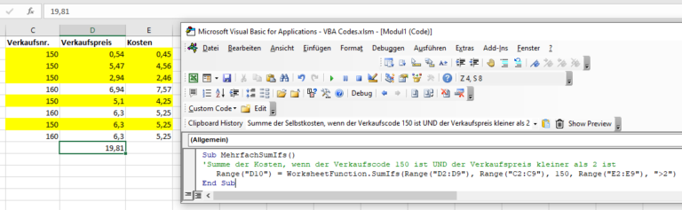 VBA-Funktionen SUMIF Und SUMIFS - Automate Excel