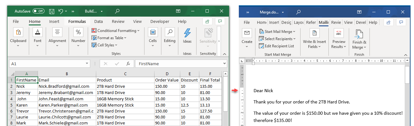 How To Send Mass Email From List In Excel Google Sheets Automate Excel