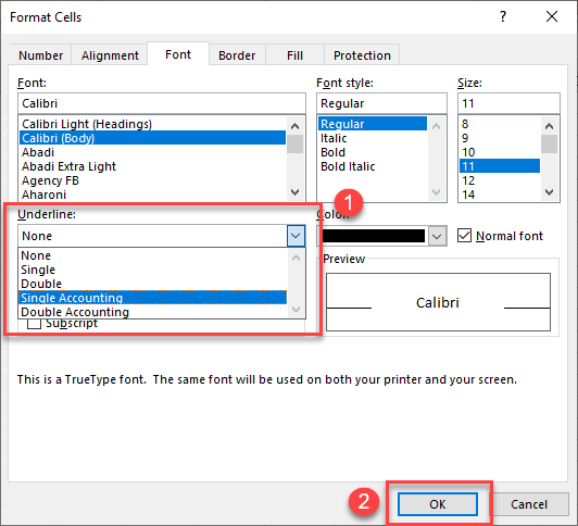 Bold The Underline In Excel Pulseluli