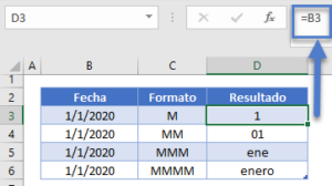 Convertir el nombre del mes en número - Excel y Google Sheets ...