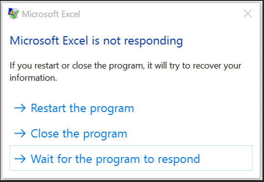 What To Do When Excel Keeps Crashing Freezing Automate Excel