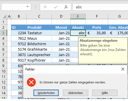 Meldung-Datenüberprüfung-Fehler-2 - Automate Excel