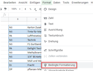 Bedingte Formatierung Anwenden Ganze Spalte In Excel Google Sheets Automate Excel