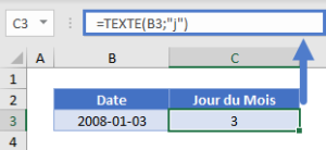 Obtenir le Jour de la Semaine à Partir d'une Date - Excel et Google ...