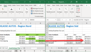 Zwei Blätter Auf Unterschiede Vergleichen In Excel Und Google Sheets ...