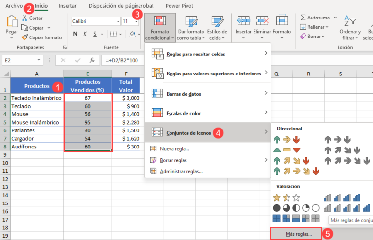 Iconos De Excel Y Sus Funciones 8886