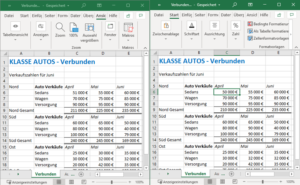 Zwei Dateien auf Unterschiede Vergleichen in Excel und Google Sheets ...