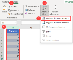 C Mo Ordenar Por N Mero En Excel Y Google Sheets Automate Excel