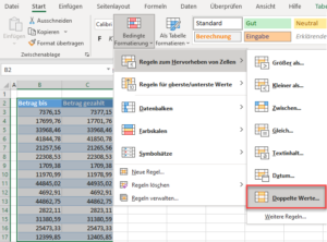 Zwei Spalten Auf Übereinstimmungen Vergleichen In Excel Und Google ...