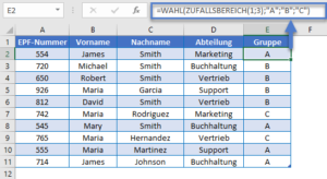 Zufallsgruppen In Excel Und Google Sheets Erstellen - Automate Excel