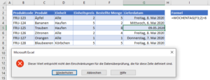 Benutzerdefinierte Formeln Zur Datenüberprüfung - Automate Excel