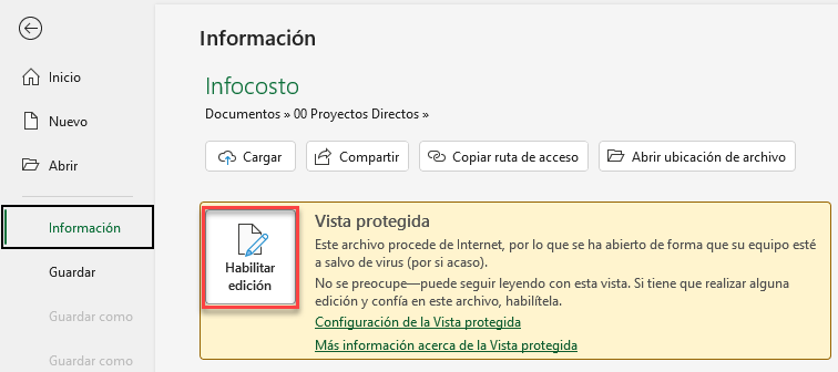 Vista Protegida: Cómo Desactivar y Activar la Edición en Excel - Automate  Excel