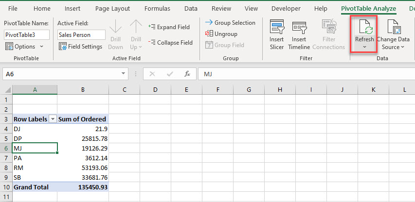 How to Change Data Source Reference for a Pivot Table in Excel and ...