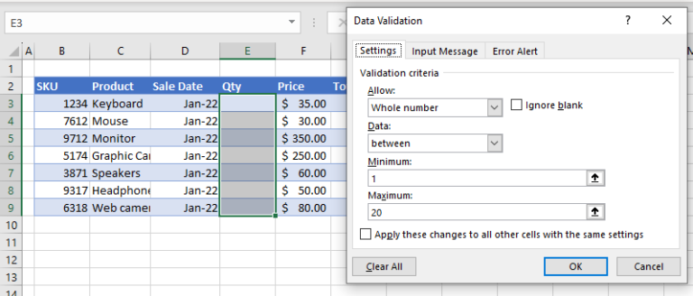 Ignore Blanks In Data Validation In Excel & Google Sheets - Automate Excel