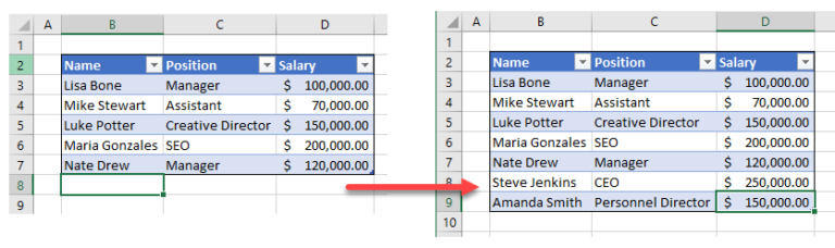 how-to-add-rows-to-a-table-in-excel-google-sheets-automate-excel