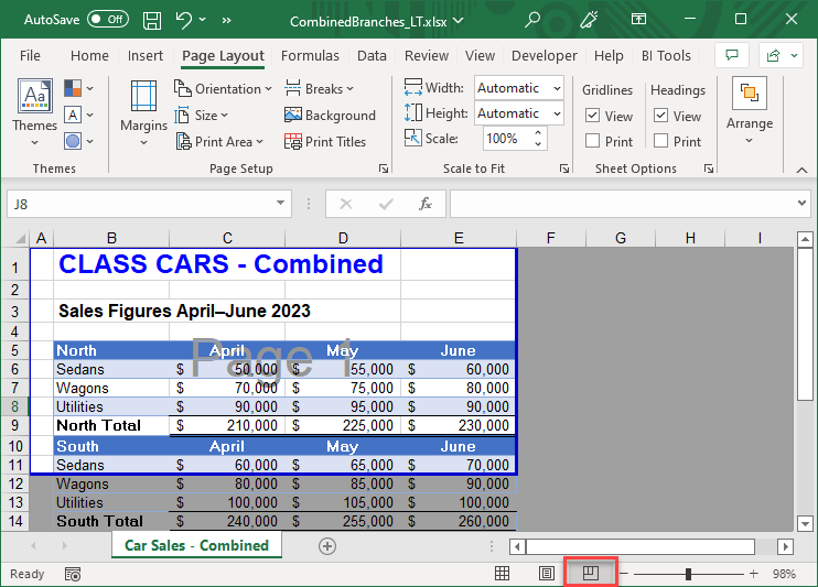 How To Show The Print Area In Excel Google Sheets Automate Excel