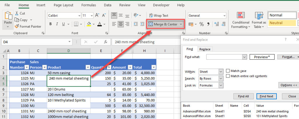 Advanced Filter Not Working in Excel - Automate Excel