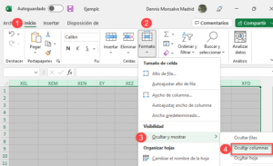 Cómo Ocultar Celdas No Usadas En Excel Y Google Sheets - Automate Excel