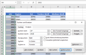 Suchen Und Ersetzen Mit Platzhaltern In Excel Und Google Sheets ...