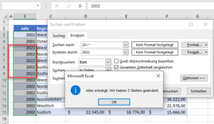 Suchen Und Ersetzen Mit Platzhaltern In Excel Und Google Sheets ...