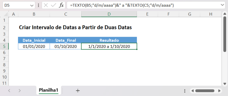 Criar Intervalo De Datas A Partir De Duas Datas Excel E Google Planilhas Automate Excel