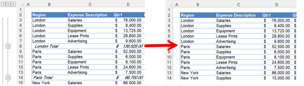 Remove Subtotals In Excel Automate Excel 6590