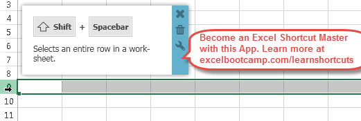 select a column and row automatically excel for mac 2011